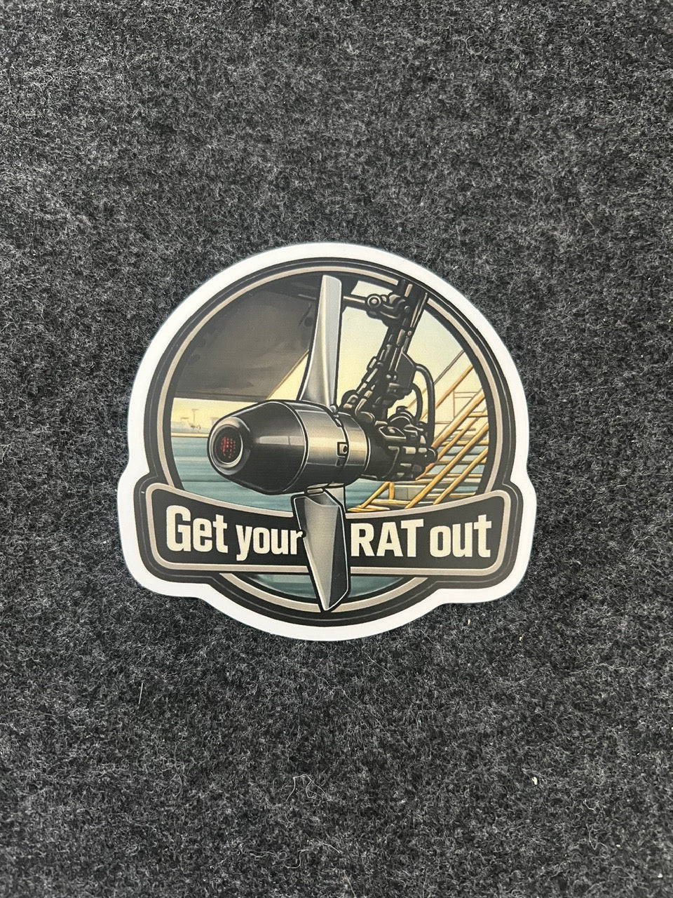 Get your Ram Air Turbine Out sticker