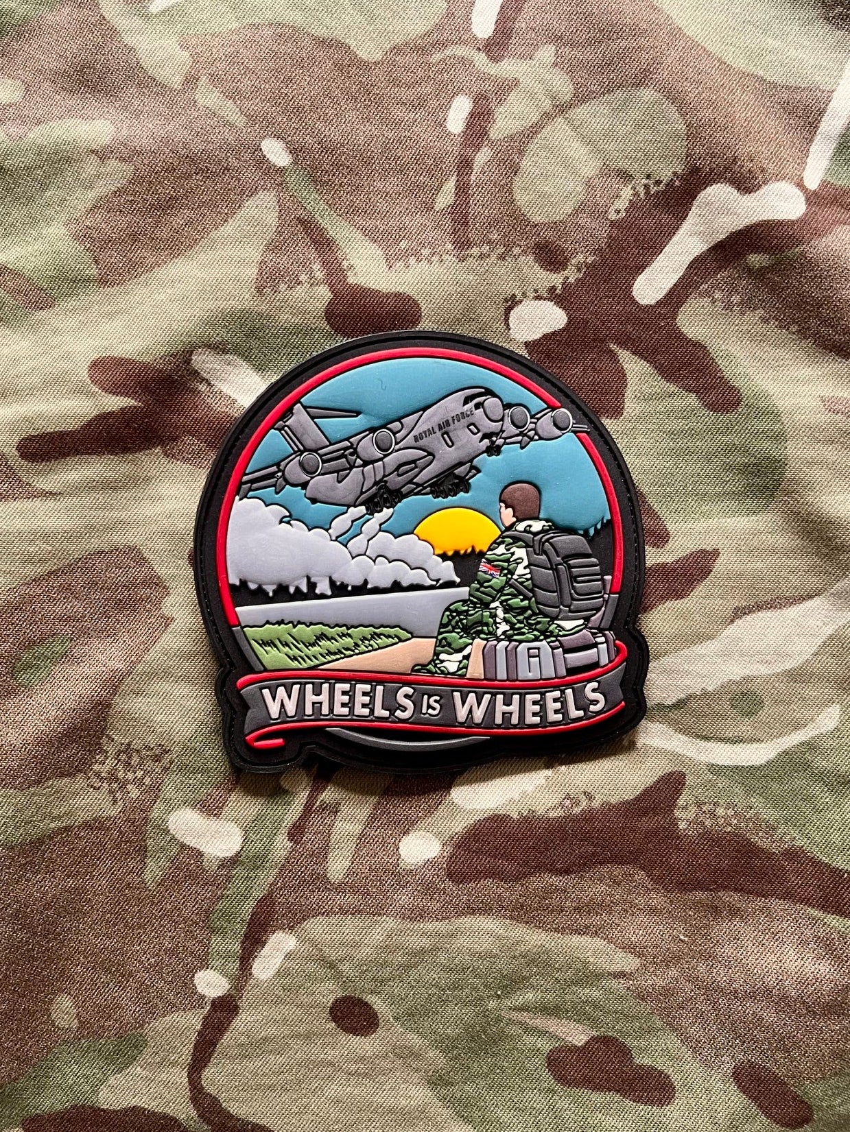 Wheels is wheels PVC Patch