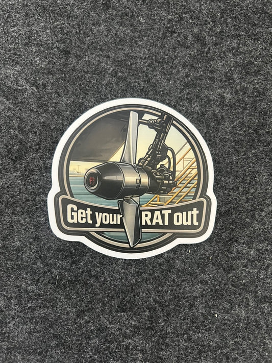 Get your Ram Air Turbine Out sticker