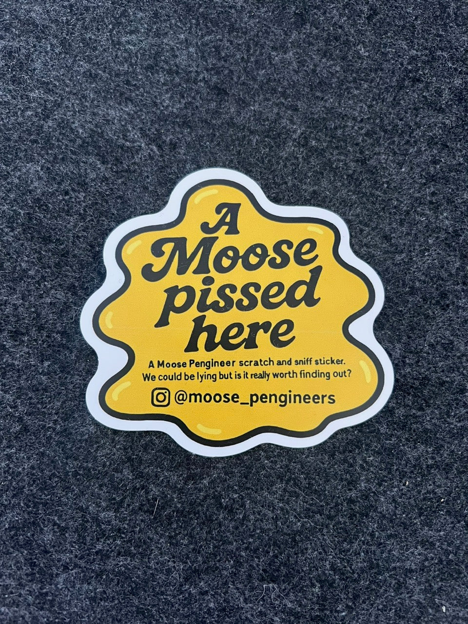 Moose Mess Zap Sticker