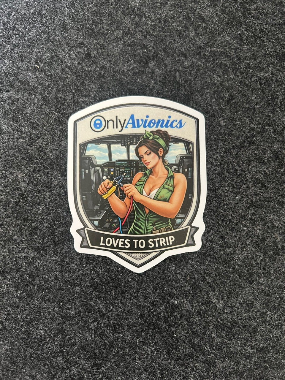 Only Avionic Sticker