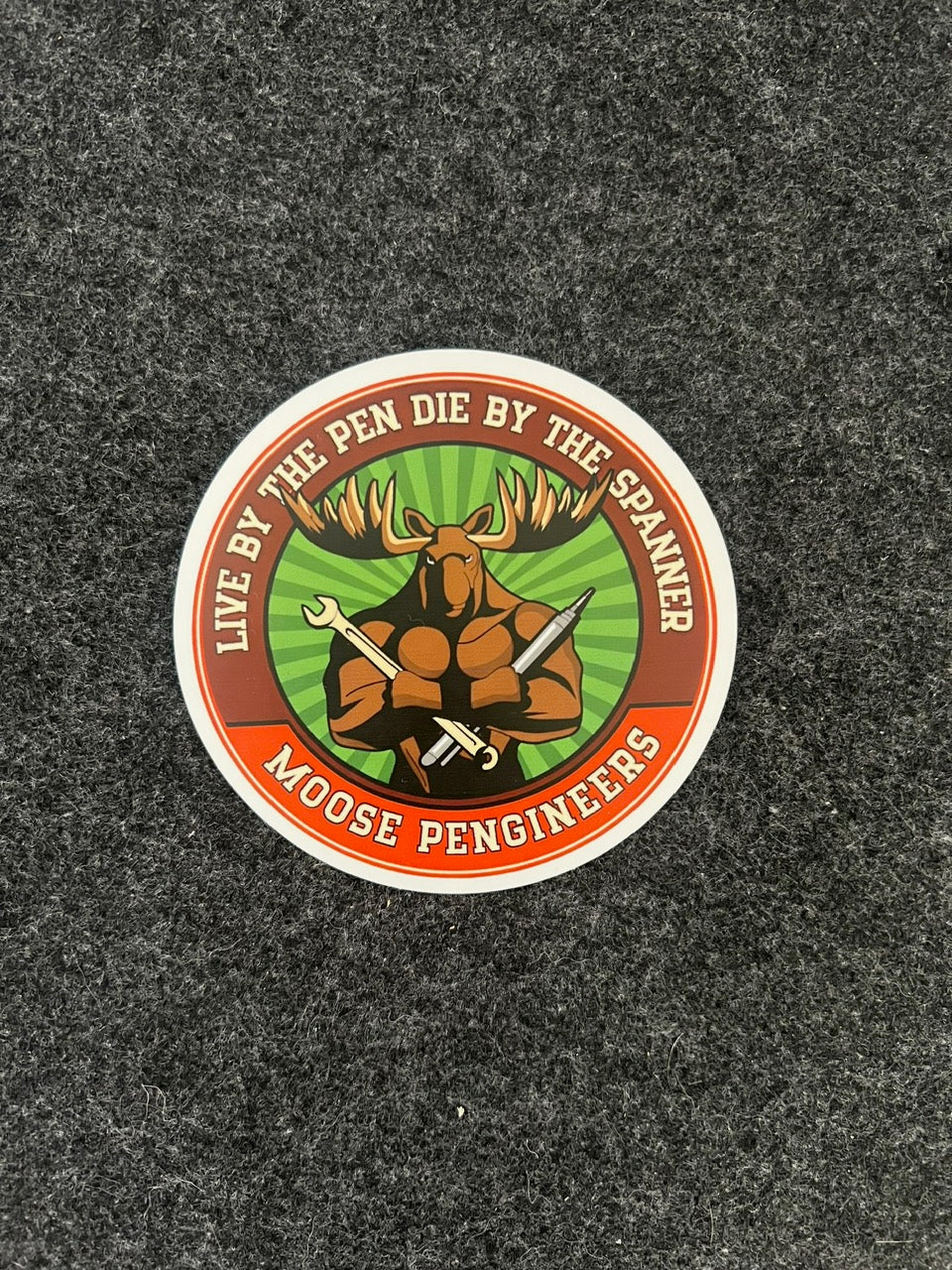 Moose Penginner Sticker