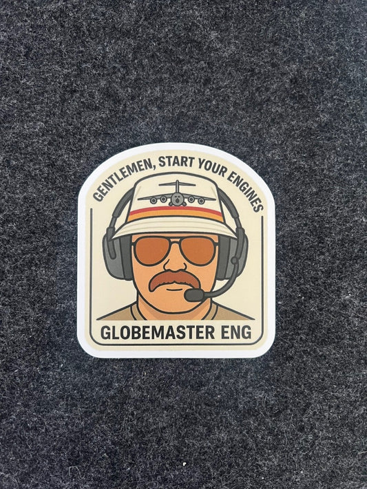 START YOUR ENGINES STICKER